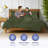 Bedroom 100% Organic Viscose From Bamboo Sheets Set, 300 Thread Count, Cooling Bedding Sheets for Hot Sleepers, Flat, Fitted, Pillowcase-129857489-111656343