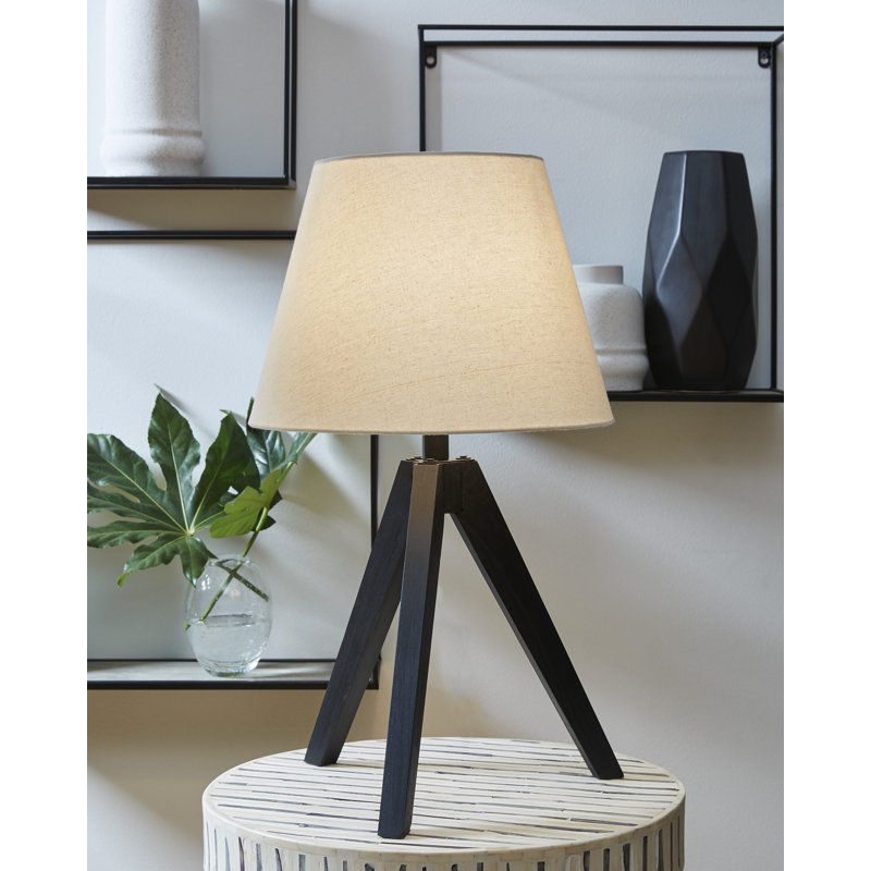 Lampe de table Kery (ensemble de 2), Noir, noir, noir, noir