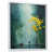 White Floater Framed