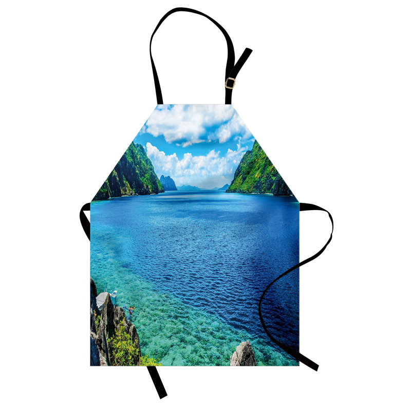 No Pattern Bib Apron