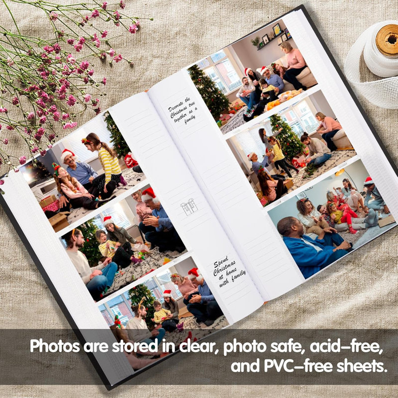 4 x 6 Photo Book Linen Cover with Front Window