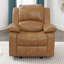 Fauteuil inclinable et oscillant en cuir Charlotte