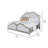 Kaleeyah Wingback Bed