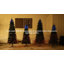 Sapin de Noël artificiel mince en PVC préilluminé de 2,3 m. Sapin de Noël intelligent aux couleurs RVB changeantes.-1935067456