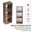 Ensemble de coiffeuse 30 "avec miroir et armoire ouverte