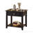 Black End Table With Bottom Shelf