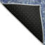 Tapis bleu marine intérieur / extérieur lavable à la machine Christn ACN1391-109533765