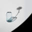 Vase de table en verre