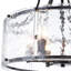 Lustre tambour en verre d'eau 6 lumières-165563378