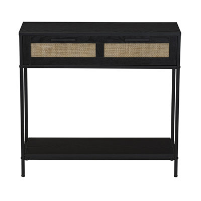 Table de console tressée