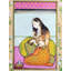 Beautiful Lady | Ragini Gaudmalhar: Peinture Ragmala | Aquarelle de Gaurav Rajput