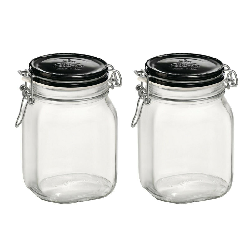 Fido Glass Jar - Set of 2