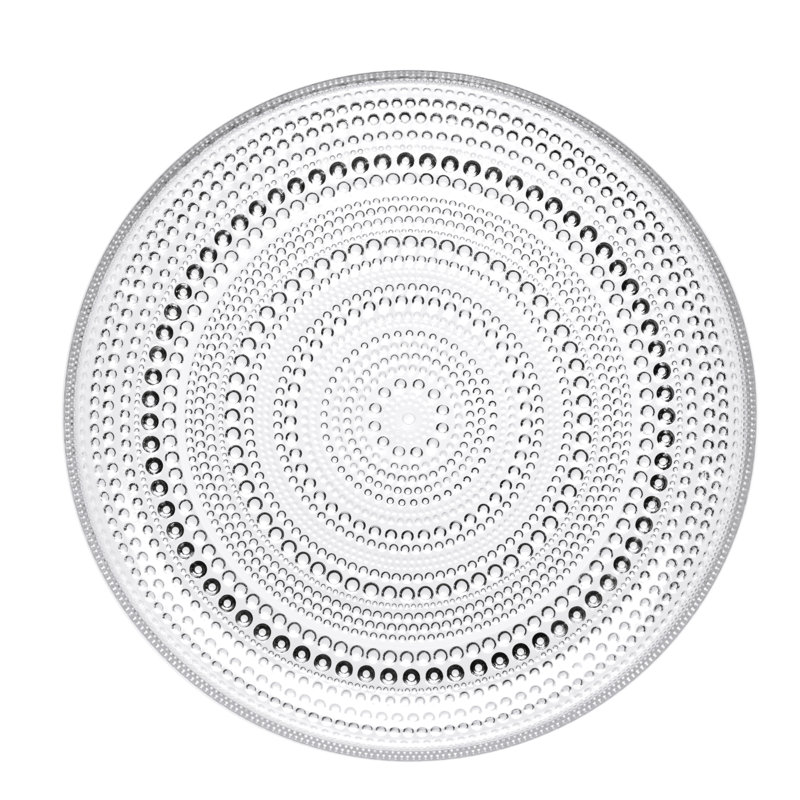 Iittala Kastehelmi 9.7638" Dinner Plate, Clear