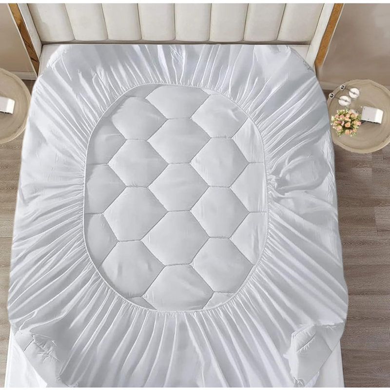 Cianchette Waterproof Elastic Mattress Protector Case Pack, Double (4'6)