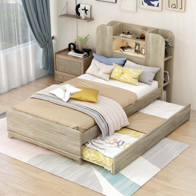 Lit plateforme avec rangement Dailynn