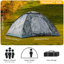 Tente pliable de camping d'extérieur imperméable pour 3-4 personnes