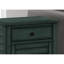Accent Table With Blue Veneer - Practical Storage Solution For Home Decor Side Drawer Antique Living Room