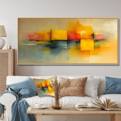 Art géométrique à impulsion géométrique V - Minimalisme, art mural grand
