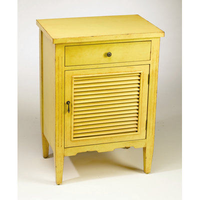 Solid Wood Top End Table