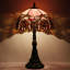 Lampe de table en verre coloré Tiffany