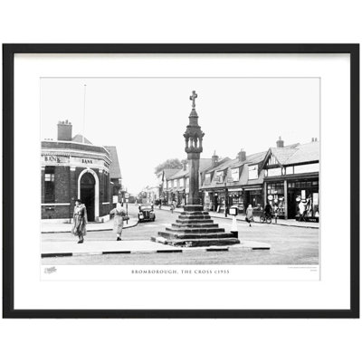 Bromborough, The Cross C1955 by Francis Frith - Single Picture Frame Print
