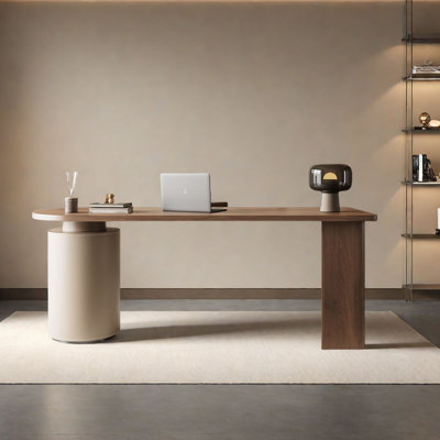 Bureau moderne en noyer