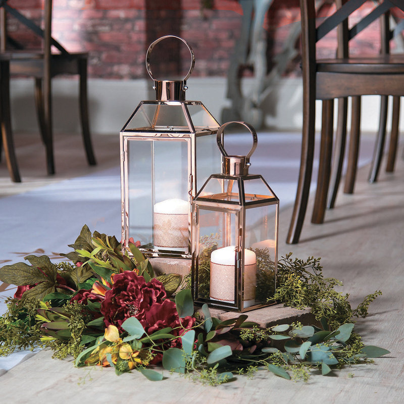 16.2'' H Metal Tabletop Lantern