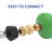 Flame King Propane Tank Adapter, 20LB to 1LB Converter, Use 1LB Propane Tanks when 20lb Runs Out