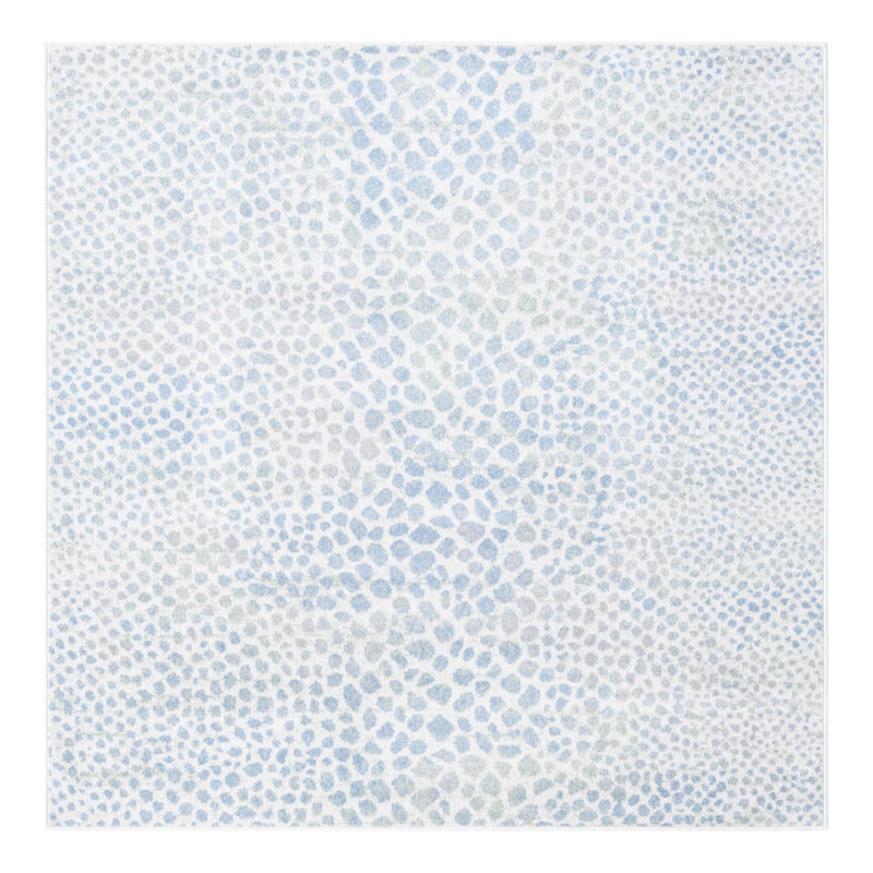Azion Animal Print Indoor Rug, Square 5'3"