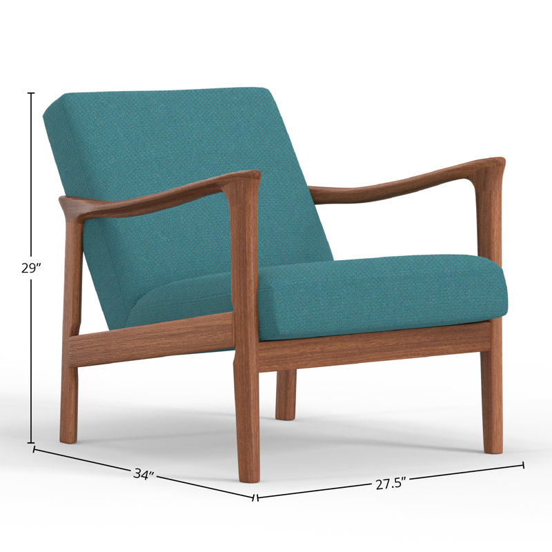 Balal Adirondack Chair, Turquoise, Turquoise Polyester Blend