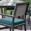 Abby 78.74'' Rectangular 6 - Person Outdoor Dining Set with Cushions-1463085681