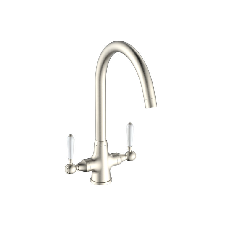 Twin Lever Monobloc Tap