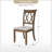 Amoz Solid Wood Cross Back Side Chair-237492419