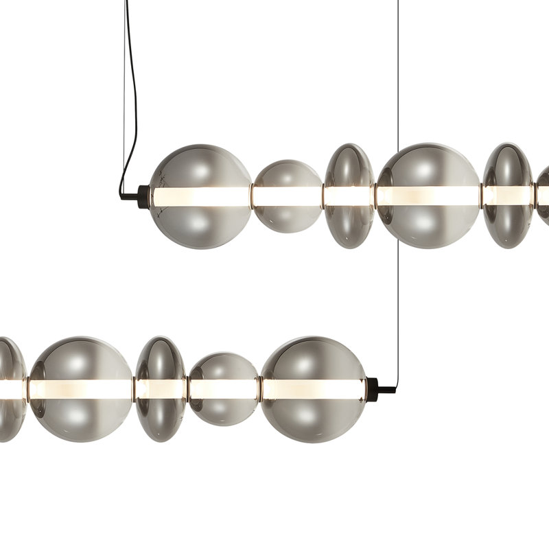 Daphne 1 - Light LED Geometric Pendant, Black