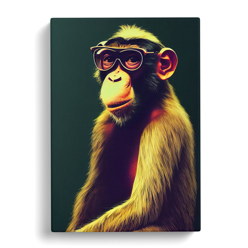Special Monkey - Wrapped Canvas, 76cm H x 50cm W x 3cm D