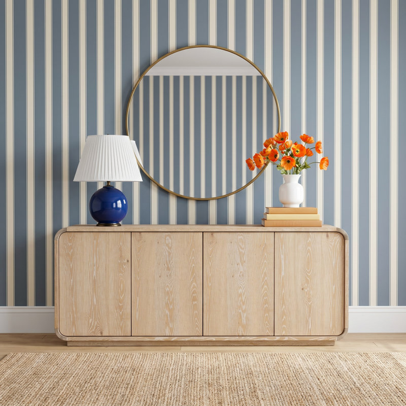 Perri Oak Wood Sideboard