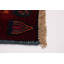 Tapis de couloir noir en laine style années 1990 de 3 pi 11 po x 9 pi 3 po Gaume