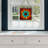 12"H Amelie Quilt Square Stained Glass Window Panel