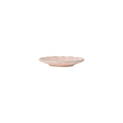 Assiette à hors-d'œuvre en grès de 4,88 po Rosa, ensemble de 6