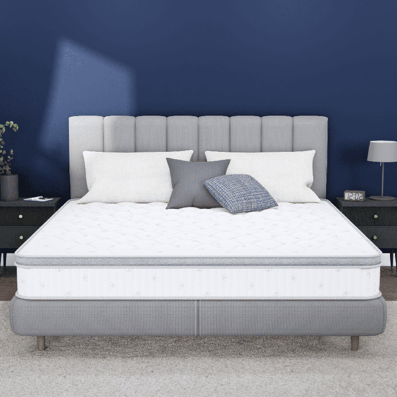 10" Medium Cooling Gel Hybrid Mattress, Queen, 10"
