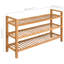 15 - Pair Solid Wood Flip Down Shoe Storage