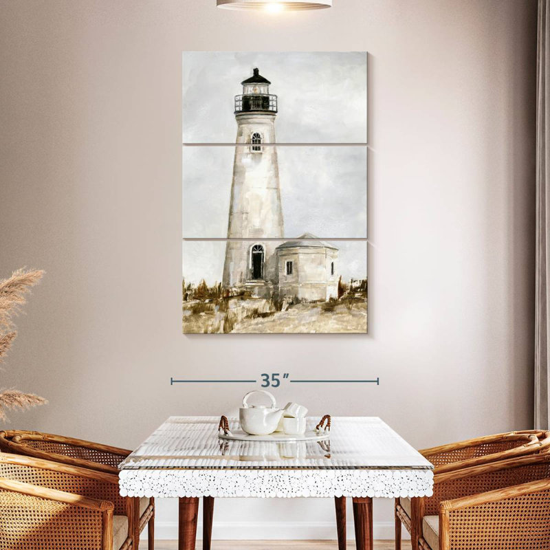 Lilie phare rustique I, H 32 po x l 20 po