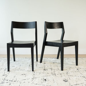 Linzy Solid Wood Low Back Side Chair