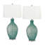 Lampe de table 30 po en verre Aqua
