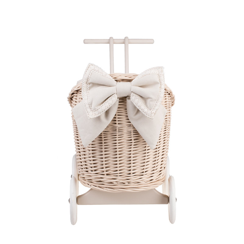 Hogsett Wicker Doll Stroller