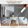 Rodeo 36-Inch LED & Music Rainfall Thermostatic Shower System with Slide Bar and 2-in-1 Handheld