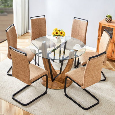 Round Dining Table Set