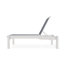 Leeward Sling Marine Grade Polymer Lay-flat Stacking Armless Long Frame Chaise with Wheels-1424787201-1424787240
