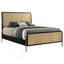 Lit convertible noir 31,5 po Tri - coussin réglable en velours rembourré en acier pour la maison et le bureau, chaise convertible, structure en métal, tissu doux, bureau de chambre-1747795800