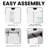 Manufactured Paneled Barn Door with Installation Hardware Kit-88681066